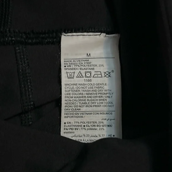 Old Navy High-Rise Black Leggings - Size Medium - Picture 4 of 4